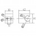 Настенный держатель Migliore Ricambi Square ML.RIC-31.102.CR