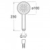 Душевая лейка Roca Stella 100/1F 5B9B03C07