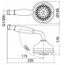 Душевая лейка Migliore Ricambi Colonial ML.RIC-33.109.CR