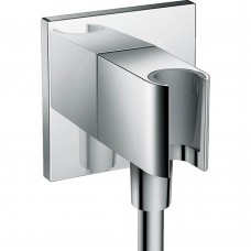 Шланговое подключение с держателем для душа Hansgrohe Fixfit Porter Square 26486000