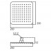 Верхний душ Ideal Standard IDEALRAIN CUBE B0024AA