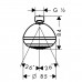 Верхний душ Hansgrohe Crometta 28423000