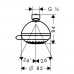 Верхний душ Hansgrohe Crometta 28424000