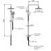 REMER 330X8MPEC20NRA Душевая система (хром)