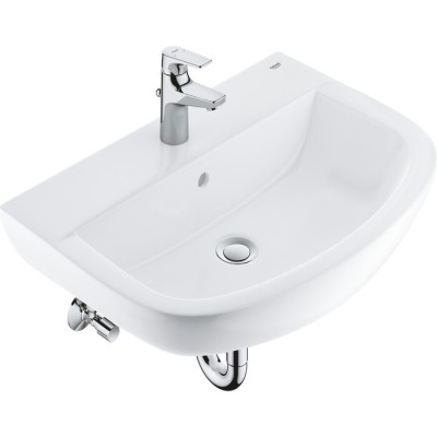 Набор: Раковина 60 Bau+ Смеситель для раковины BauFlow  GROHE BauCeramic 39644000