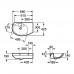 Раковина (угловая) Roca Dama Senso Compacto 68x42 327519000