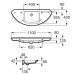 Раковина Roca Mohave 110х43 327879000