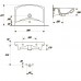 Раковина Cersanit Carina 60 1 отв., белый S-UM-CAR60/1-w
