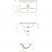 Раковина встраиваемая Cersanit Ontario 60, 1 отв., белый P-UM-On60/1