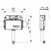 Cмывной бачок скрытого монтажа TECE TECEprofil Uni, глубина 13 см 9041008