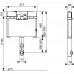 Cмывной бачок скрытого монтажа TECE TECEprofil Octa, глубина 8 см 9370007