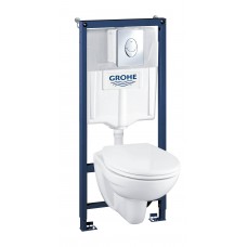 Комплект инсталляция с унитазом и клавишей GROHE Solido Perfect 39192000