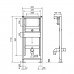 Система инсталляции для писсуаров Oli Urinal 136179