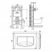 Система инсталляции для унитазов (с клавишей) Oli 74 River Dual 09262 OLM
