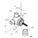 Скрытая часть запороного вентиля Kludi Ambienta 29757