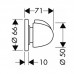 Запорный вентиль Hansgrohe Trio/Quattro E 15971000