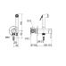 Смеситель скрытого монтажа с гигиеническим душем Migliore Fortis 30453