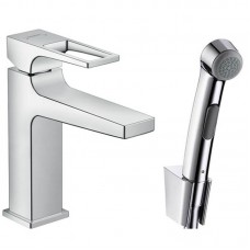 Смеситель для раковины c гигиеническим душем Hansgrohe Metropol 74522000