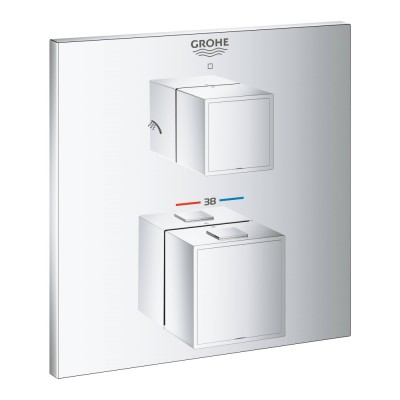 Термостат для душа (ВНЕШНЯЯ ЧАСТЬ) GROHE Grohtherm Cube 24154000