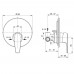 Смеситель для душа Ideal Standard CERAFINE MODEL O A7192AA