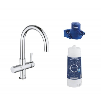 Смеситель для кухни с функцией фильтрации GROHE Blue Pure 119711