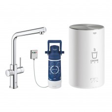 Смеситель для кухонной мойки с водонагревателем GROHE Red II Duo 30327001