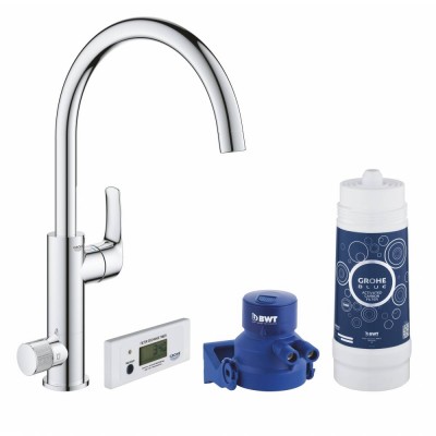 Смеситель для кухонной мойки (с функцией фильтрации) GROHE Blue Pure Eurosmart 30383000