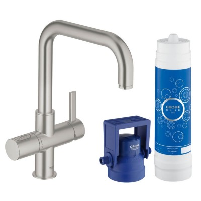 Смеситель для кухонной мойки с фильтром GROHE Blue Pure 31299DC1