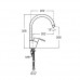 Смеситель для кухонной мойки Roca Monodin-N 5A8498C0M