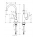 Смеситель для кухонной мойки Hansgrohe Talis M51 72810000