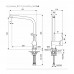 Однорукоятковый смеситель для кухонной мойки CERALOOK Ideal Standard BC174GN