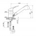 Смеситель для кухонной мойки AquaGranitEx C-4040 (323)