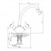 Смеситель для кухонной мойки Rossinka Q02-71