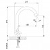 Смеситель для кухонной мойки Rossinka RS40-72