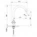 Смеситель для кухонной мойки Rossinka RS41-72U