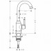 Смеситель для кухонной мойки Hansgrohe Talis Classic 14858000