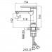 Смеситель для умывальника Elghansa Brabant 1613878