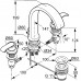Смеситель для раковины Kludi Joop 551430575