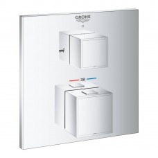 Термостат для ванны с душем (ВНЕШНЯЯ ЧАСТЬ) GROHE Grohtherm Cube 24155000