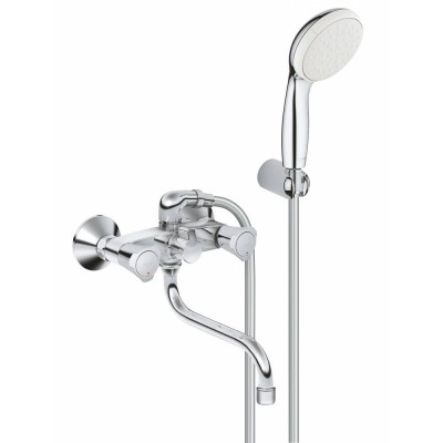 Универсальный смеситель для ванны с душевым гарнитуром GROHE Costa L 2679010A