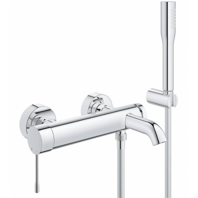 Смеситель для ванны с душевым гарнитуром GROHE Essence 33628001