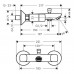 Смеситель для ванны  Hansgrohe Logis 71243000