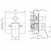 Смеситель для ванны с душем Ideal Standard CHECK A7377A2