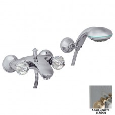 Смеситель для ванны с душем Migliore Korona Swarovski ML.KRN-4702.CRDO