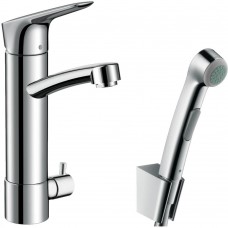 Смеситель для раковины с гигиеническим душем Hansgrohe Logis 31515000