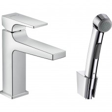 Смеситель для раковины с гигиеническим душем Hansgrohe Metropol 32522000