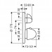 Внешняя часть термостата Hansgrohe Ecostat E 15700000