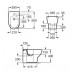 Биде напольное Roca Meridian 357244000