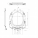 Крышка-сиденье Cersanit Delfi, дюропласт-микролифт lifting, easy-off, белый S-DS-DELFI-S-DL-t