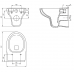 Унитаз подвесной Cersanit Nature New Clean On без сиденья, белый S-MZ-NATURE-COn-w